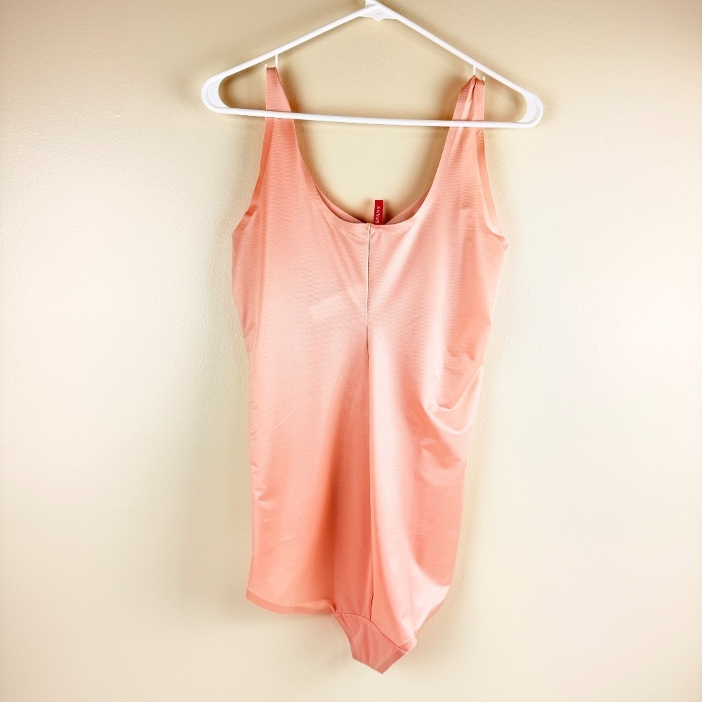 NWT Spanx Tank Panty Bodysuit Champagne Beige 2X/2T - Picture 3 of 10